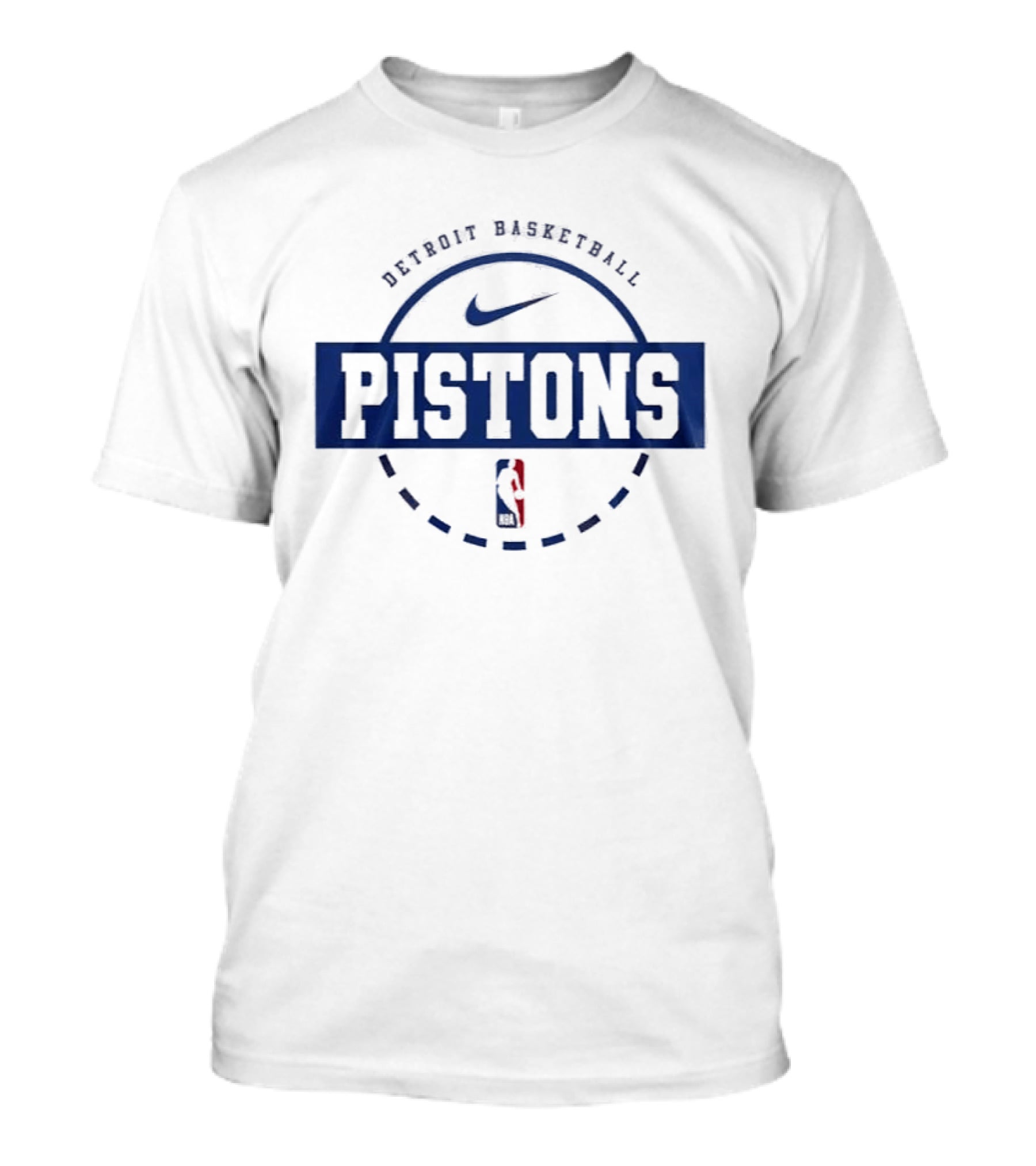 Detroit Pistons Snoopy Plays Basketball Forever Loyal Fan Nike Collaboration T-Shirt