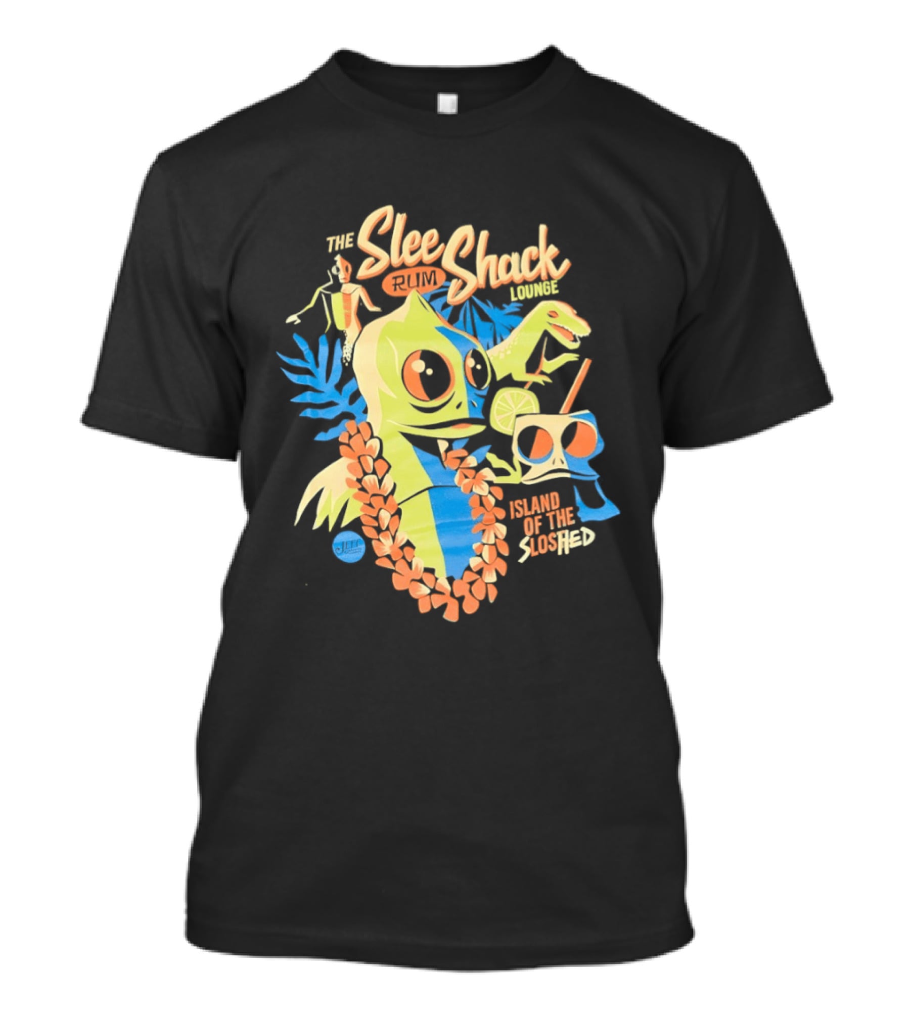 Slee Shack Rum Lounge Island Of The Sloshed Jeff Granito T-Shirt