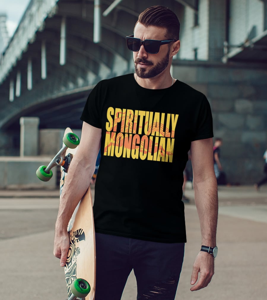 Spiritually Mongolian Traditional Motifs T-Shirt