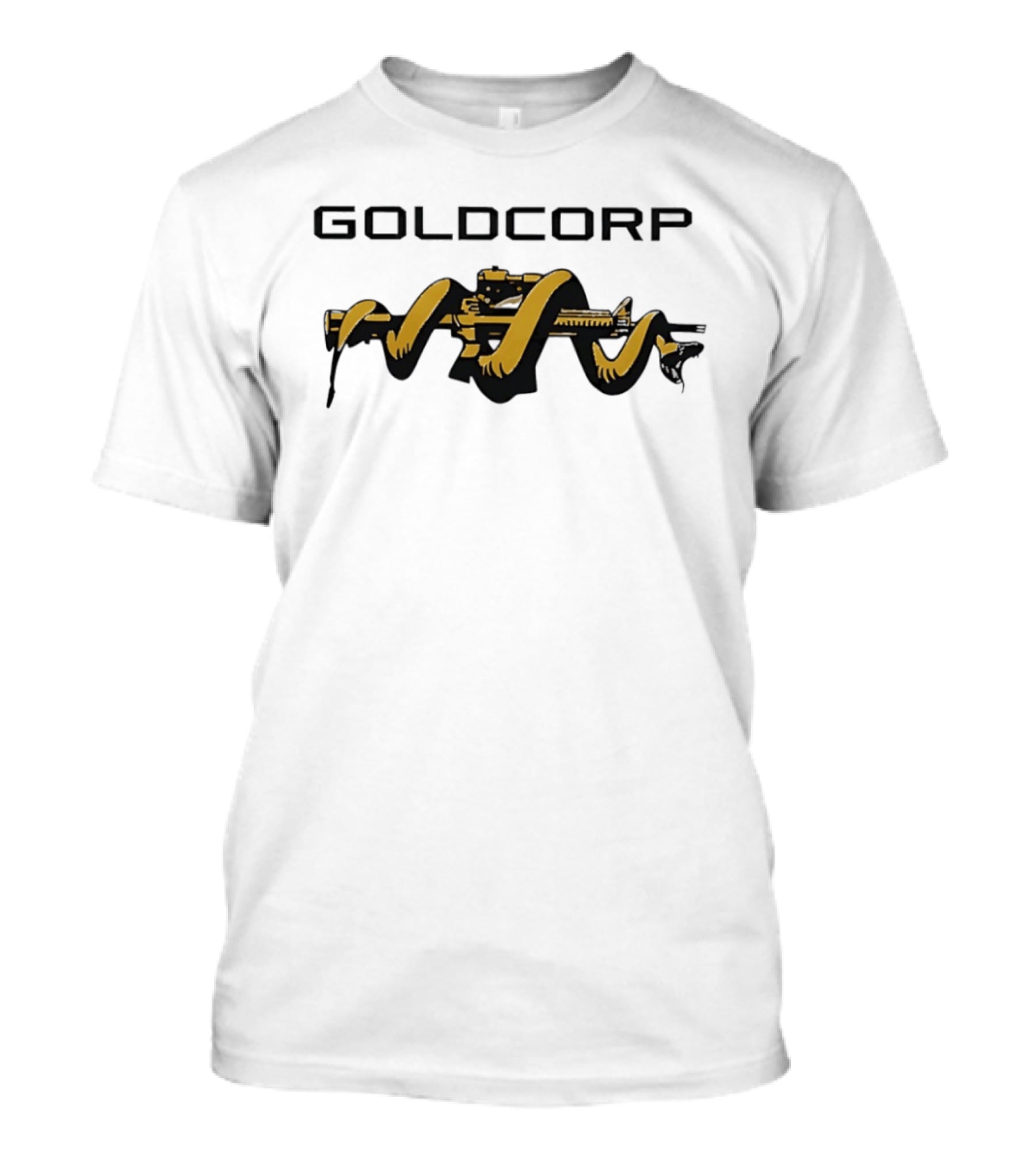 GOLDCORP Snake Wrapped Rifle T-Shirt