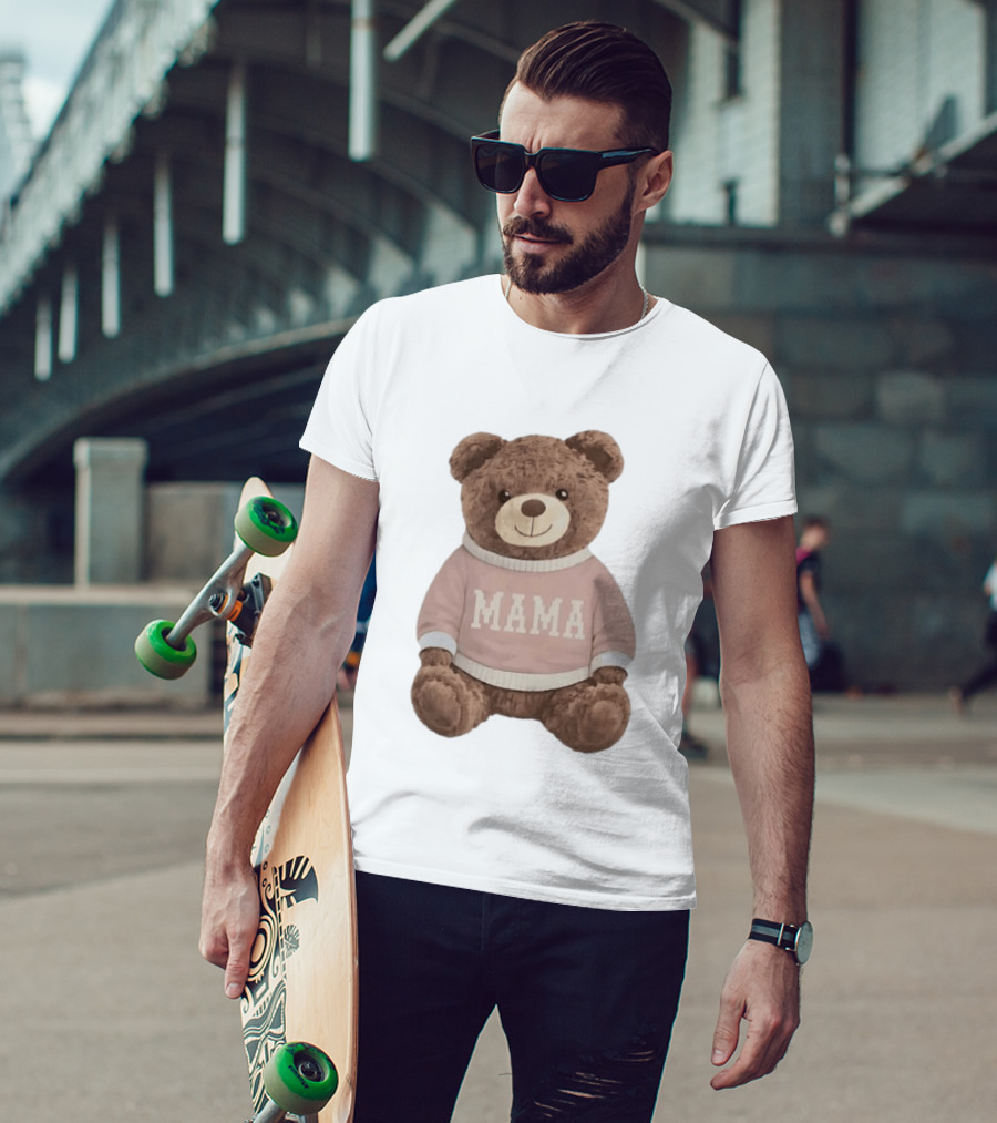 Mama Bear Stuffie Mother's Day 2026 Gift For Moms T-Shirt