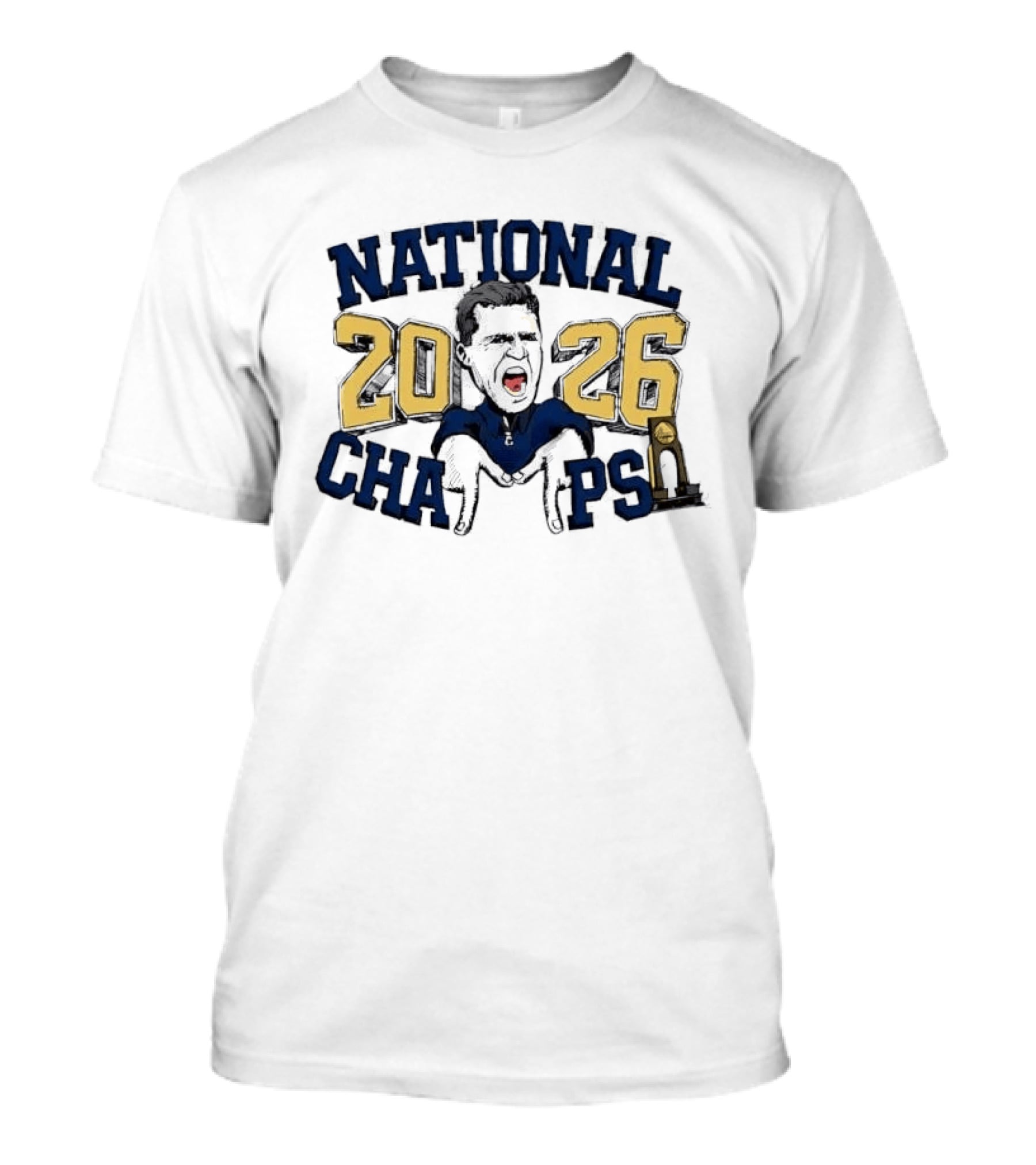National Champs 2026 Basketball Coach Meme T-Shirt