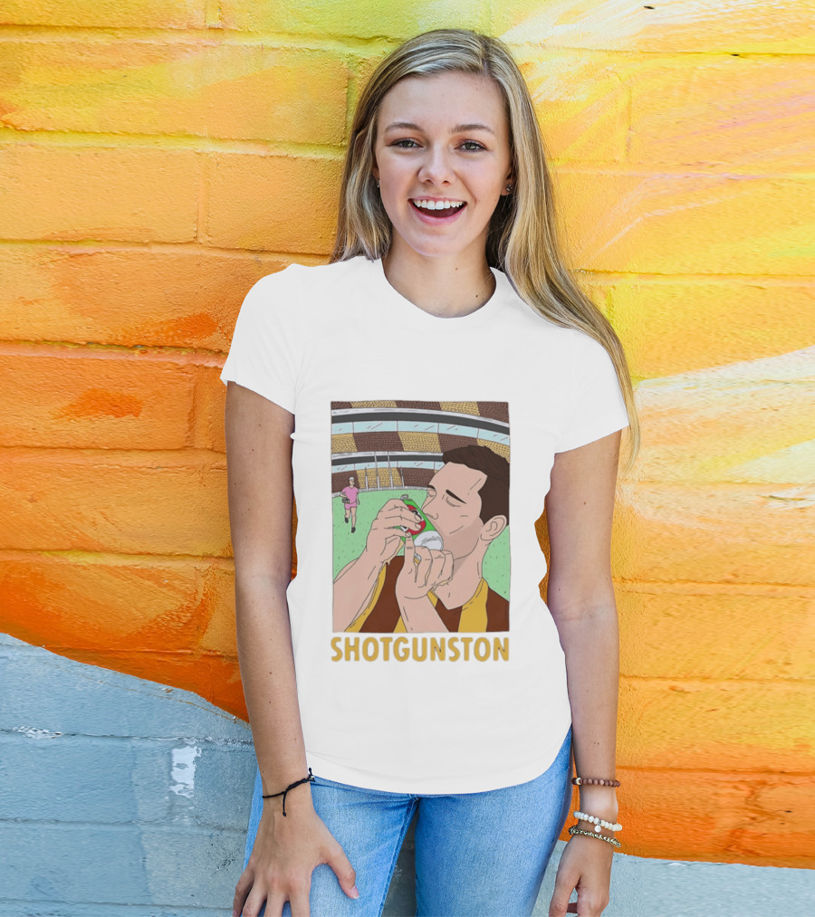 Jack Gunston Shotgunston Hawthorn Football Club Official Merchandise T-Shirt