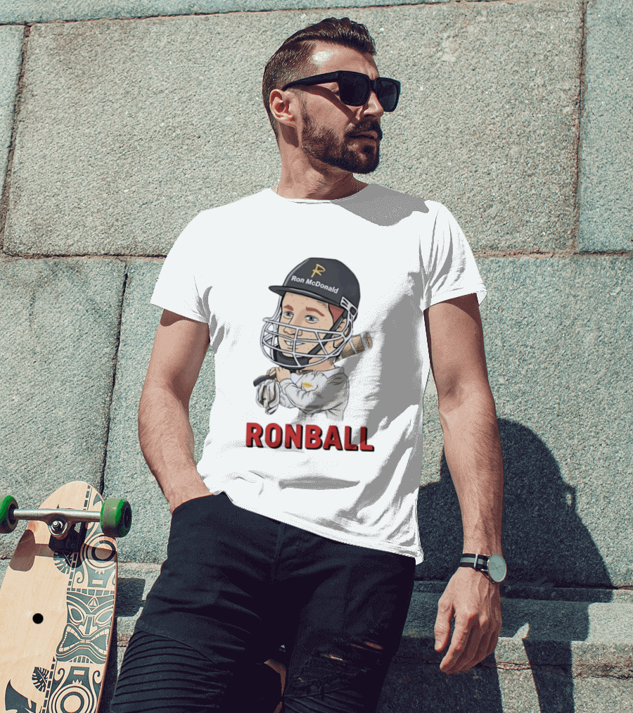 Ron McDonald Cricket Ronball Travis Head T-Shirt