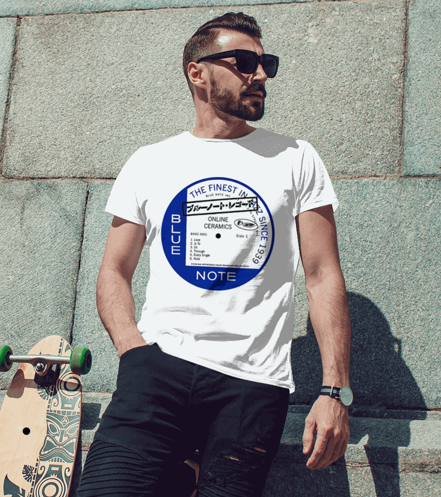 Online Ceramics Blue Note Jazz Collection 1939 Vintage Record T-Shirt