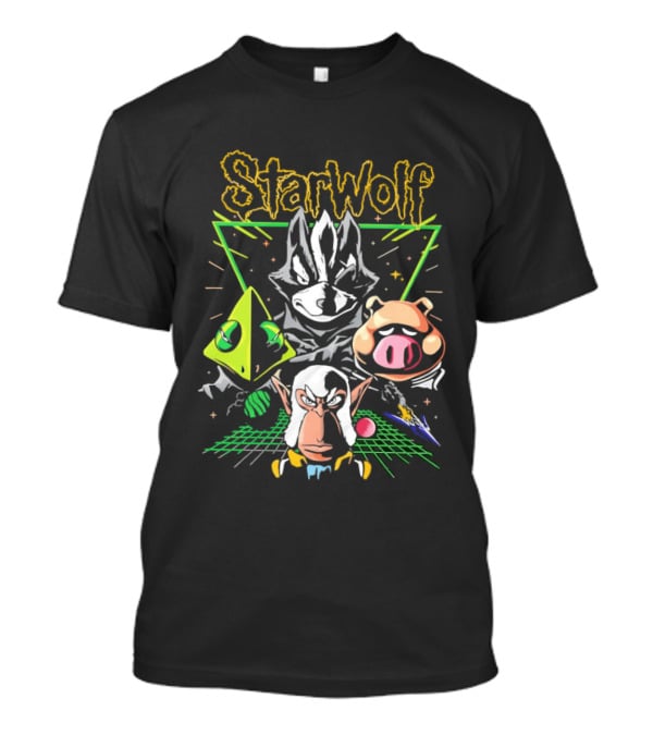 StarWolf Character Collection Wolf And Fox T-Shirt