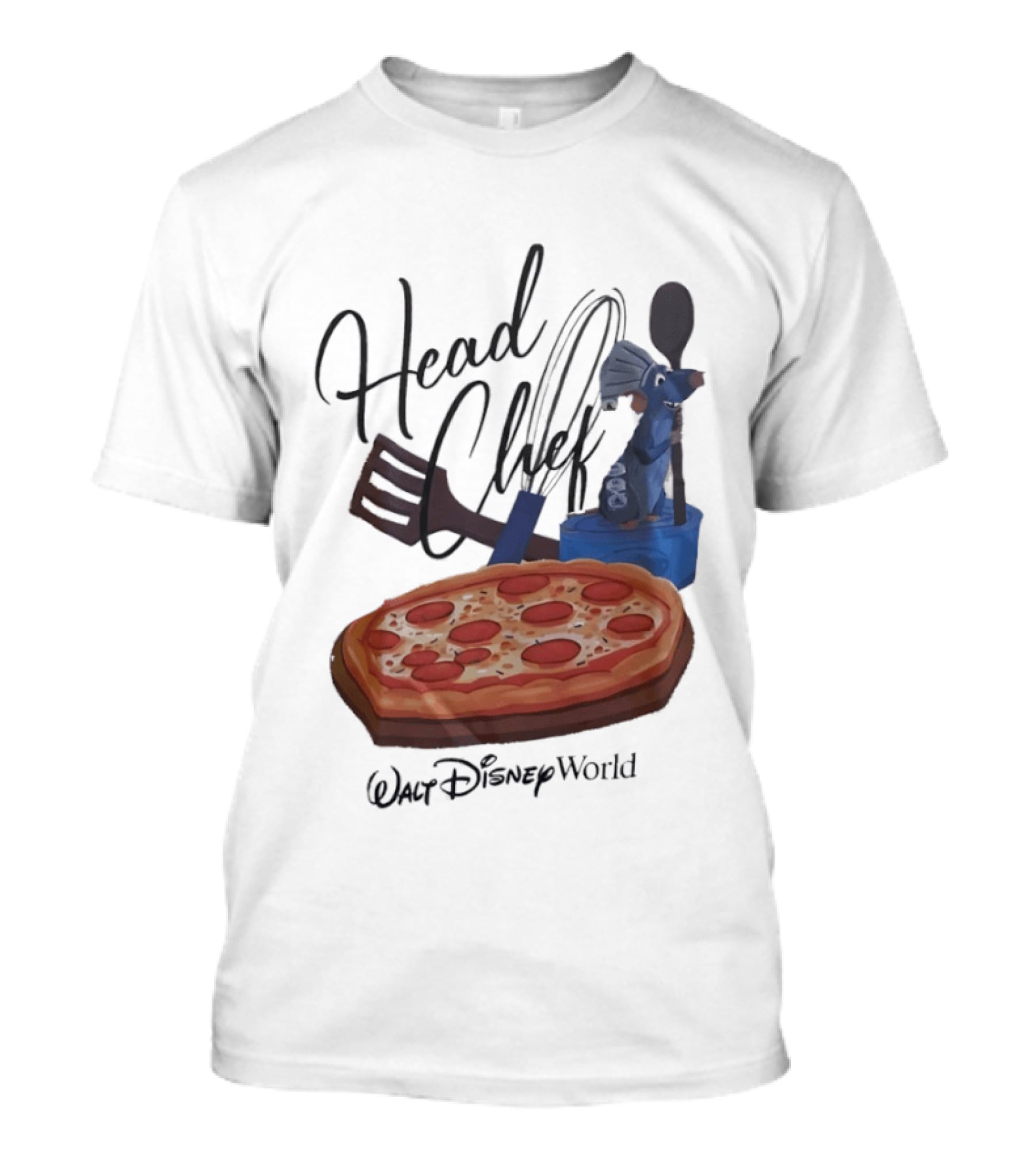 Head Chef Ratatouille Pizza Walt Disney World T-Shirt