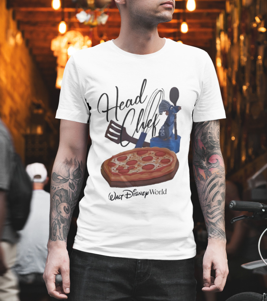 Head Chef Ratatouille Pizza Walt Disney World T-Shirt