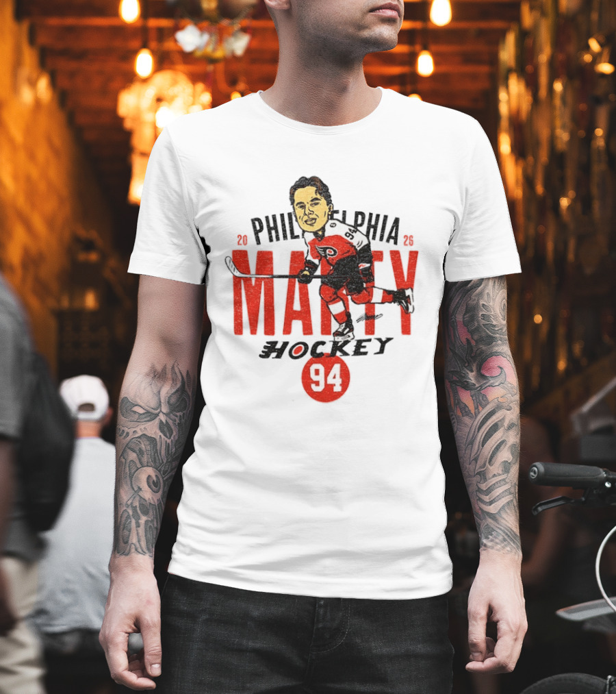 Philadelphia Hockey Porter Martone 94 NHL T-Shirt