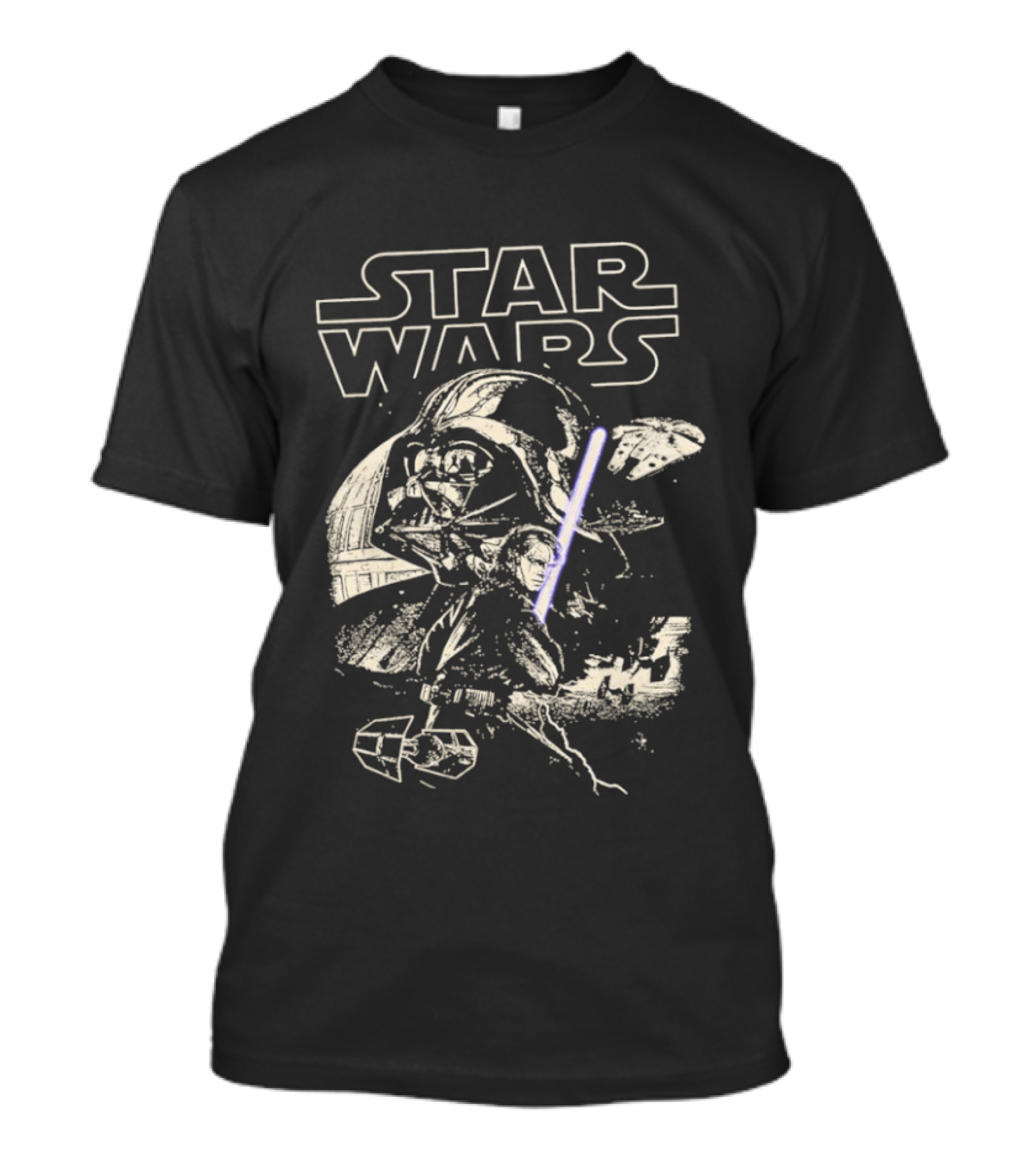 Star Wars Anakin Skywalker Galaxy's Edge Darth Vader Lightsaber T-Shirt