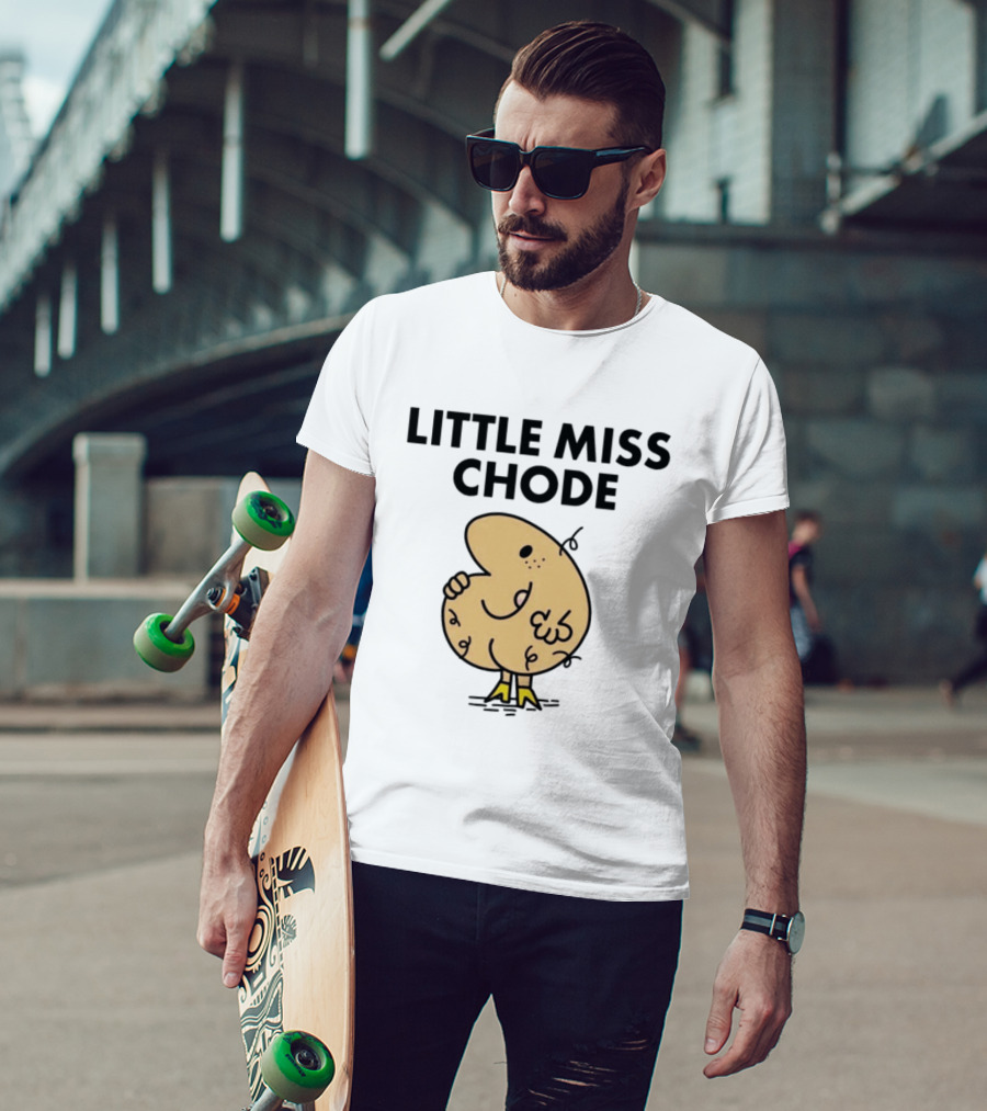 Little Miss Chode Funny Cartoon T-Shirt