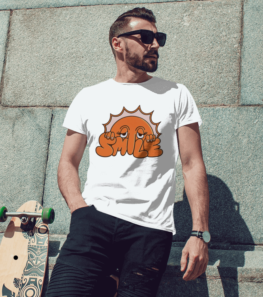 Smile Big Bud Press 5th Anniversary Sun T-Shirt