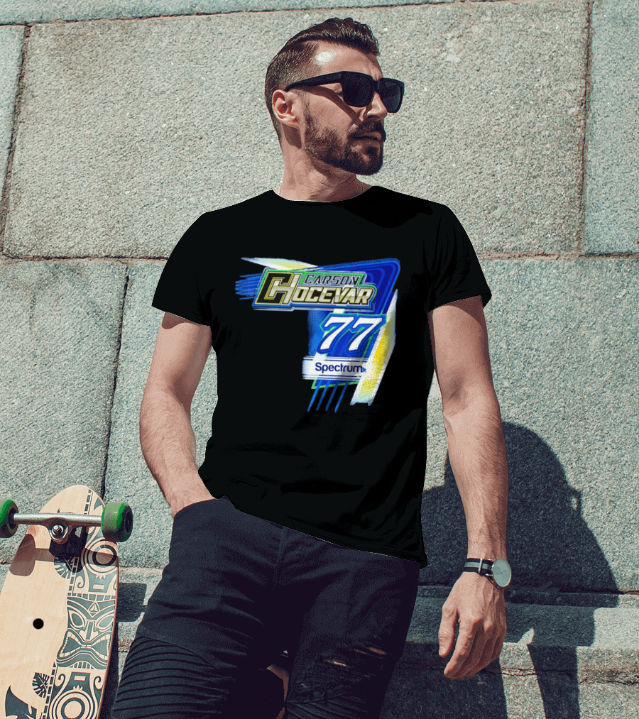 Carson Hocevar #77 Spectrum Racing Nascar T-Shirt