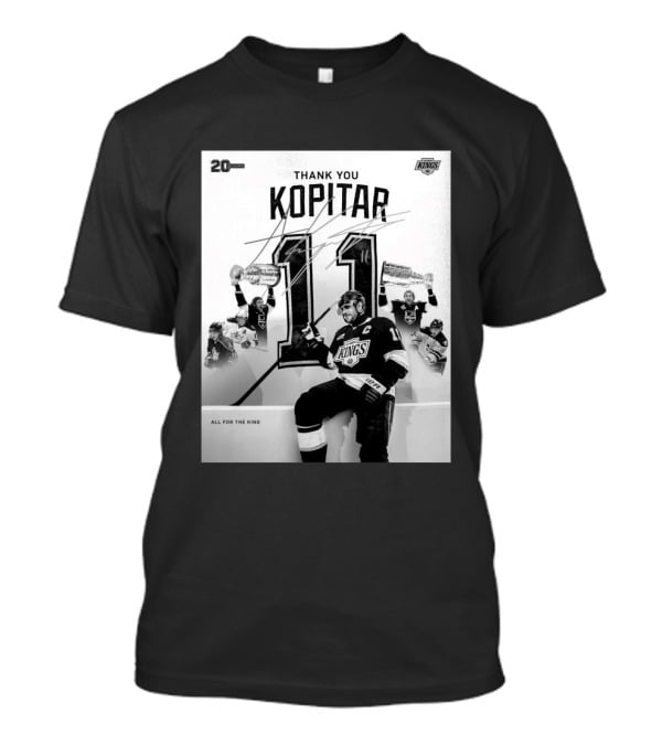 Thank You Kopitar 11 Los Angeles Kings All For The King 20 Seasons T-Shirt