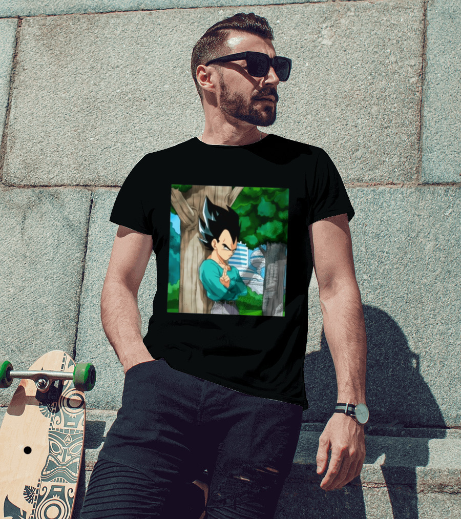 Dragon Ball Z Vegeta Farewell Scene Anime T-Shirt