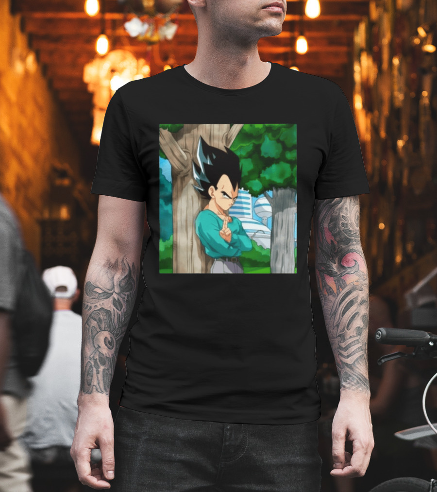Dragon Ball Z Vegeta Farewell Scene Anime T-Shirt
