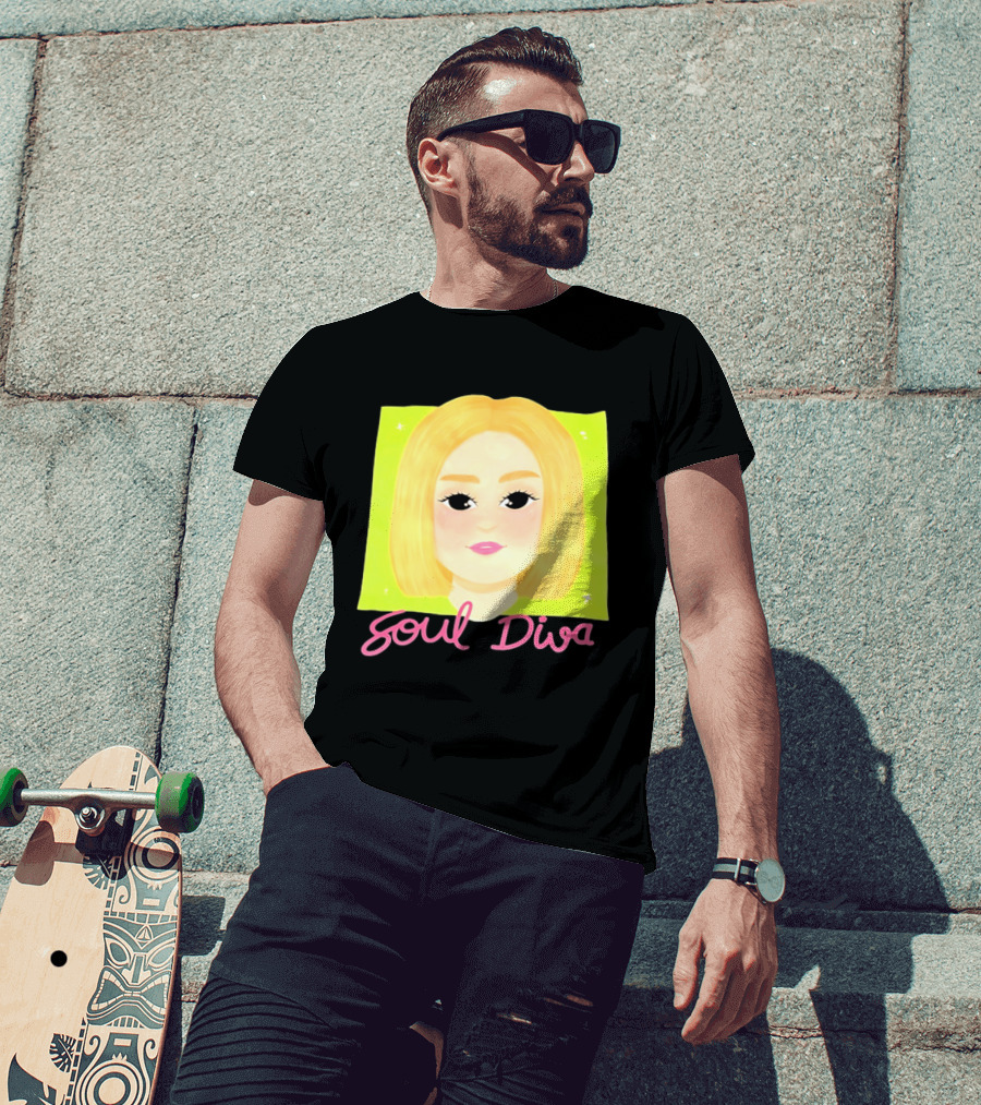 Soul Diva Blonde Cartoon T-Shirt