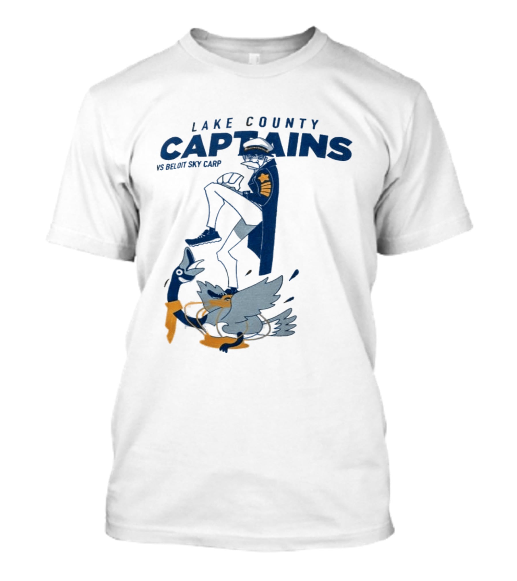 2026 Lake County Captains Vs Beloit Sky Carp Baseball Event T-Shirt
