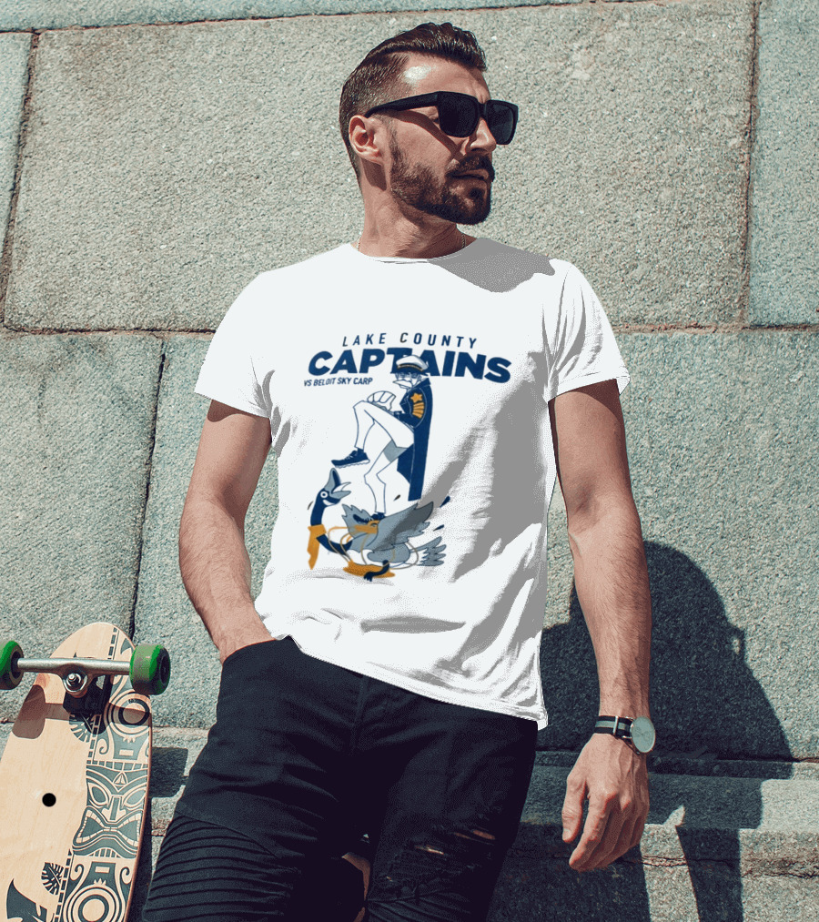 2026 Lake County Captains Vs Beloit Sky Carp Baseball Event T-Shirt