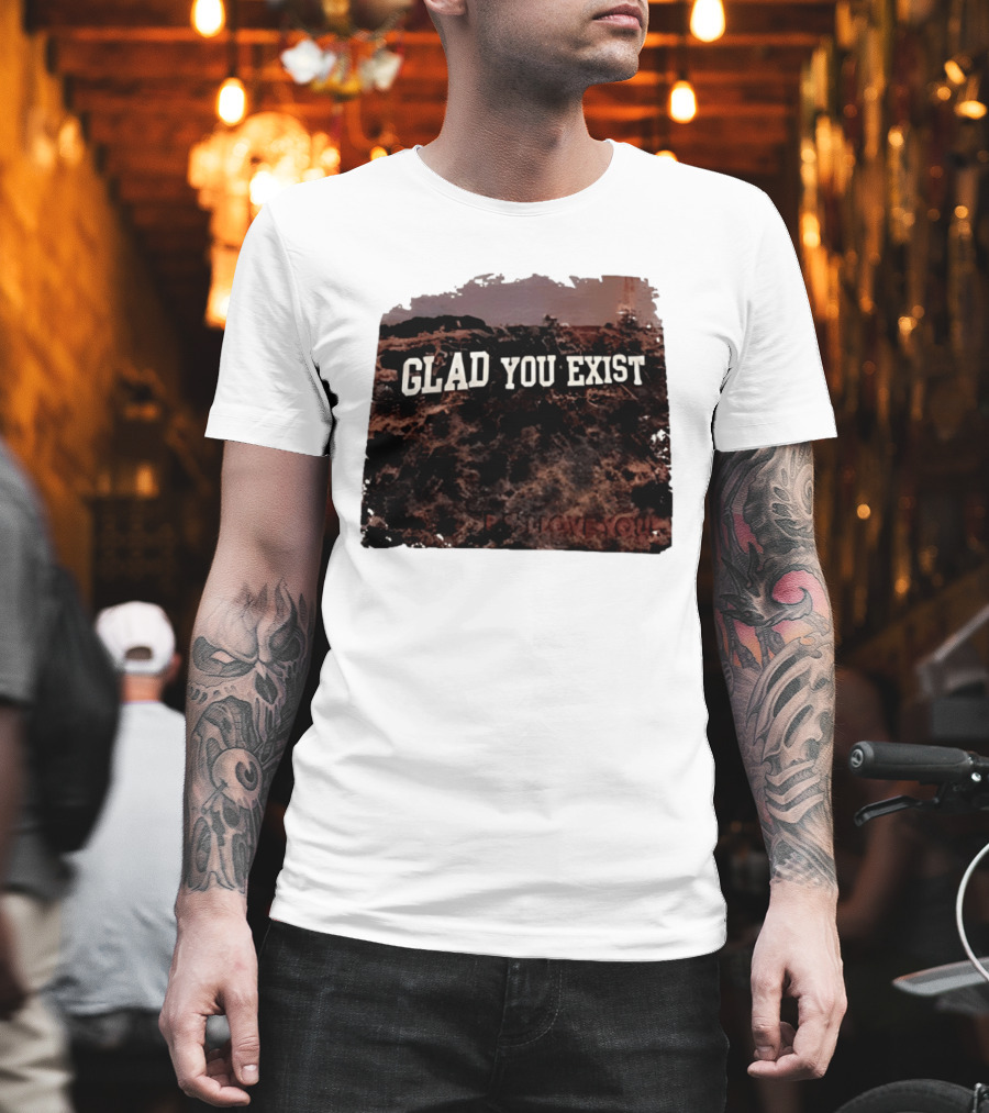 Brandy Melville Glad You Exist Pajama Party Collection T-Shirt