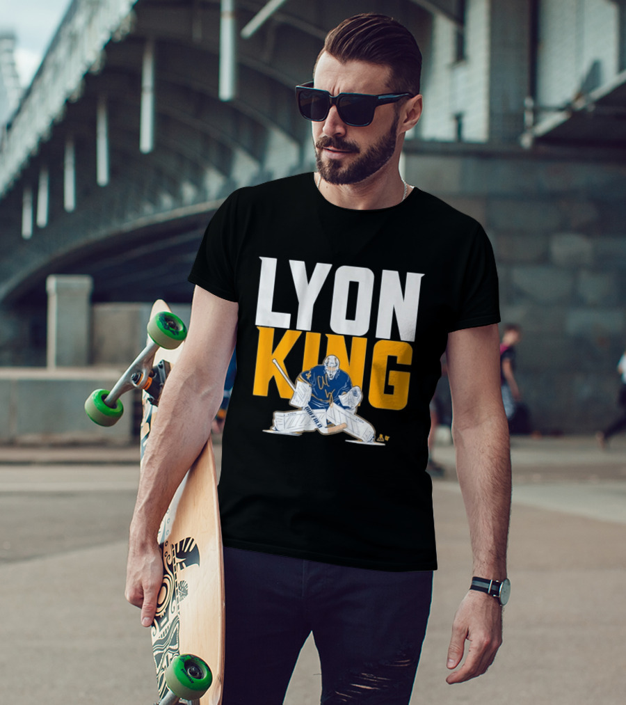 Lyon King Buffalo Goalie Sports Fan T-Shirt