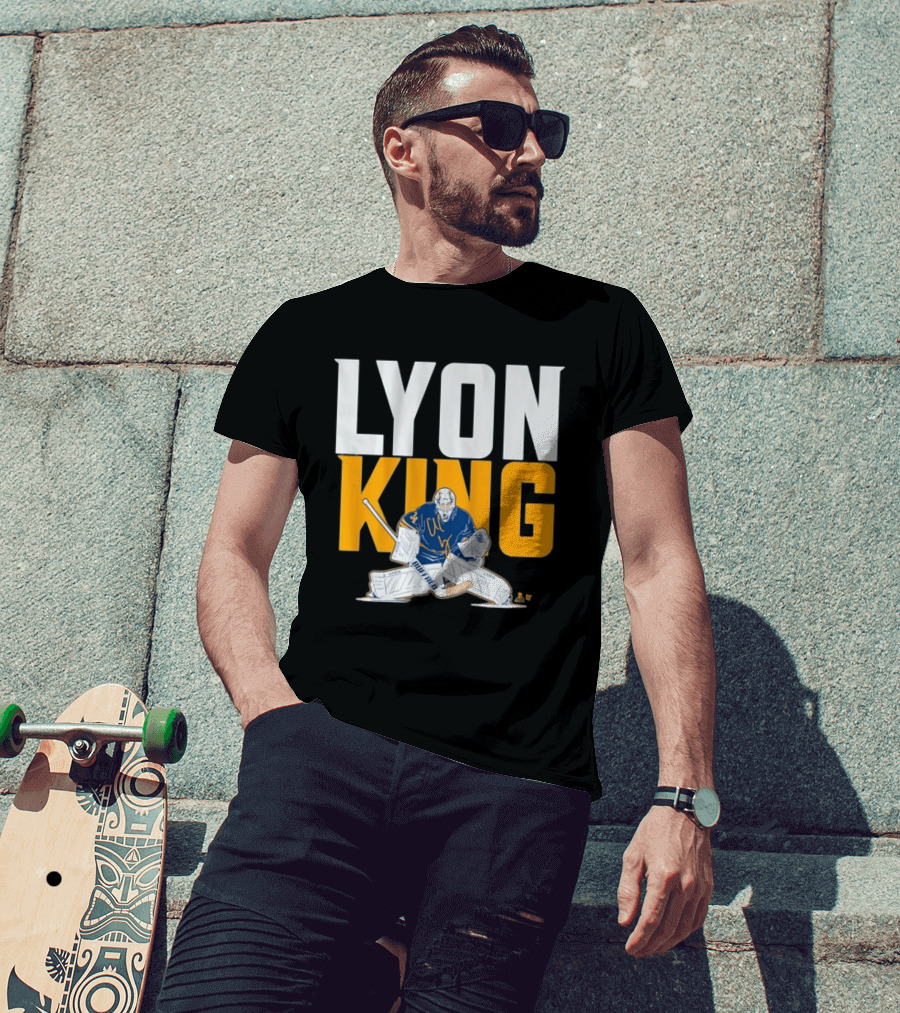 Lyon King Buffalo Goalie Sports Fan T-Shirt