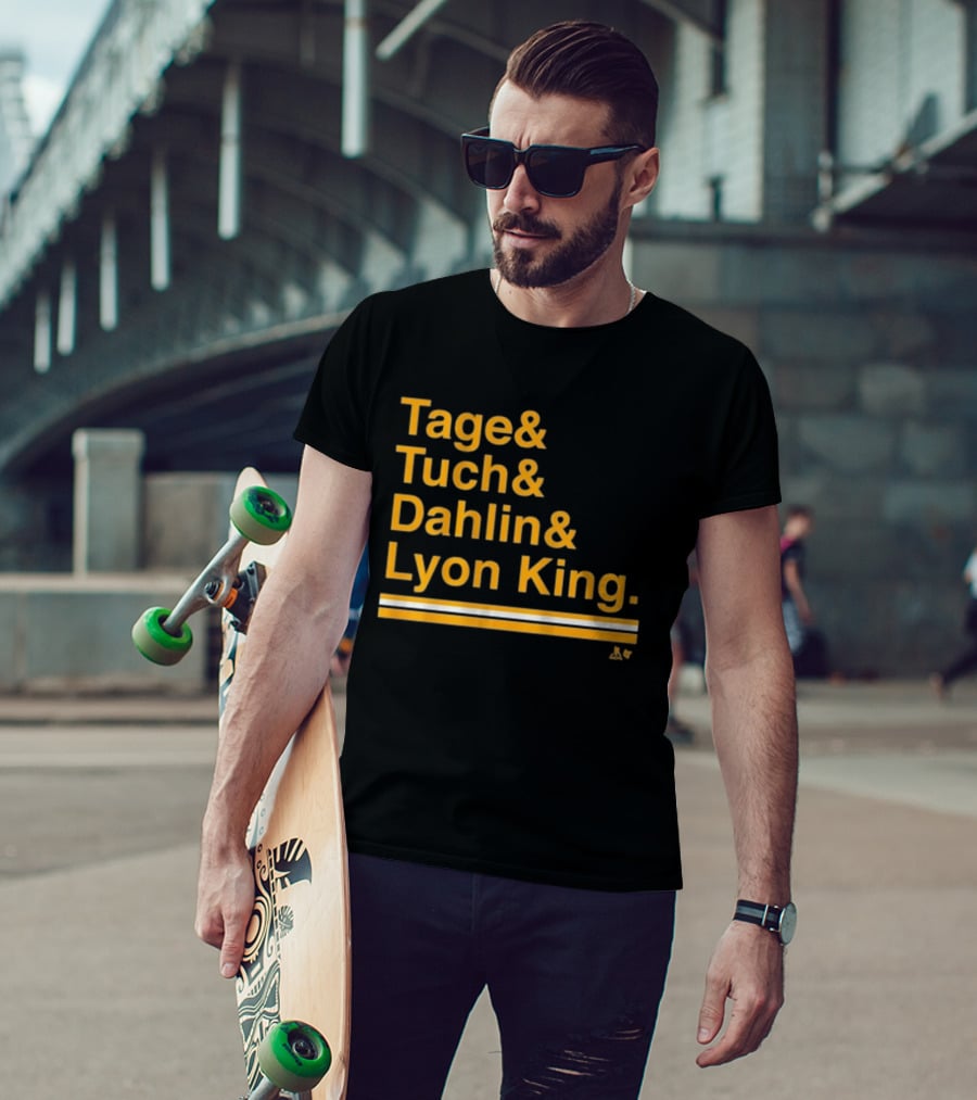 Tage Tuch Dahlin Lyon King Buffalo Hockey Ampersand T-Shirt