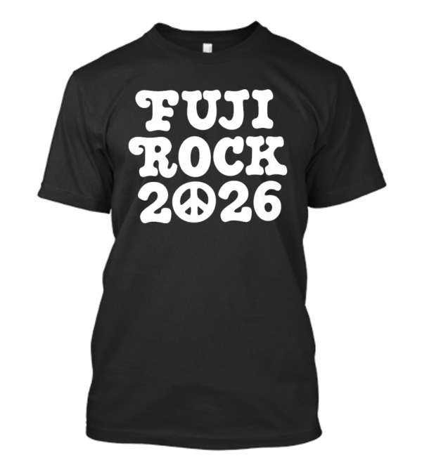 Fuji Rock 2026 Peace Symbol Festival Event T-Shirt