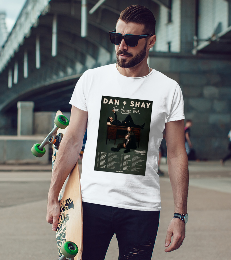 Dan Shay The Young Tour 2026 Tyler Hubbard Josh Ross Live Nation T-Shirt