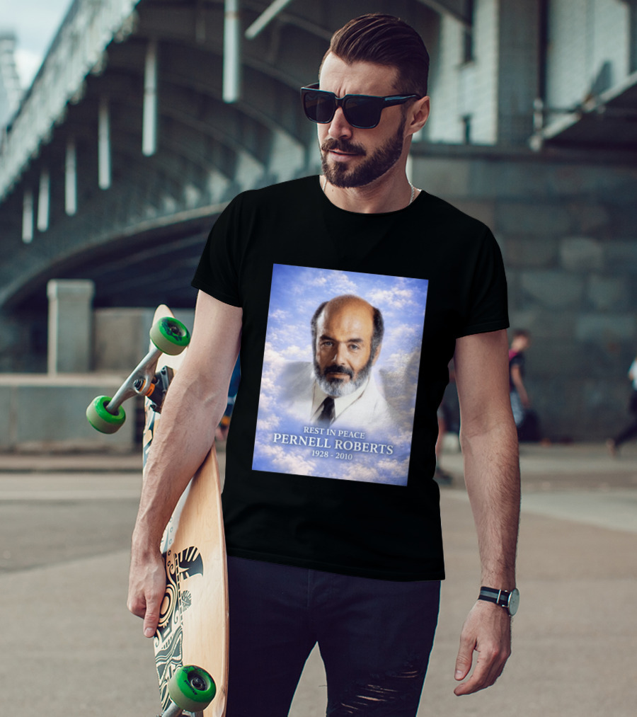 Rest In Peace Pernell Roberts 1928 2010 Memorial T-Shirt