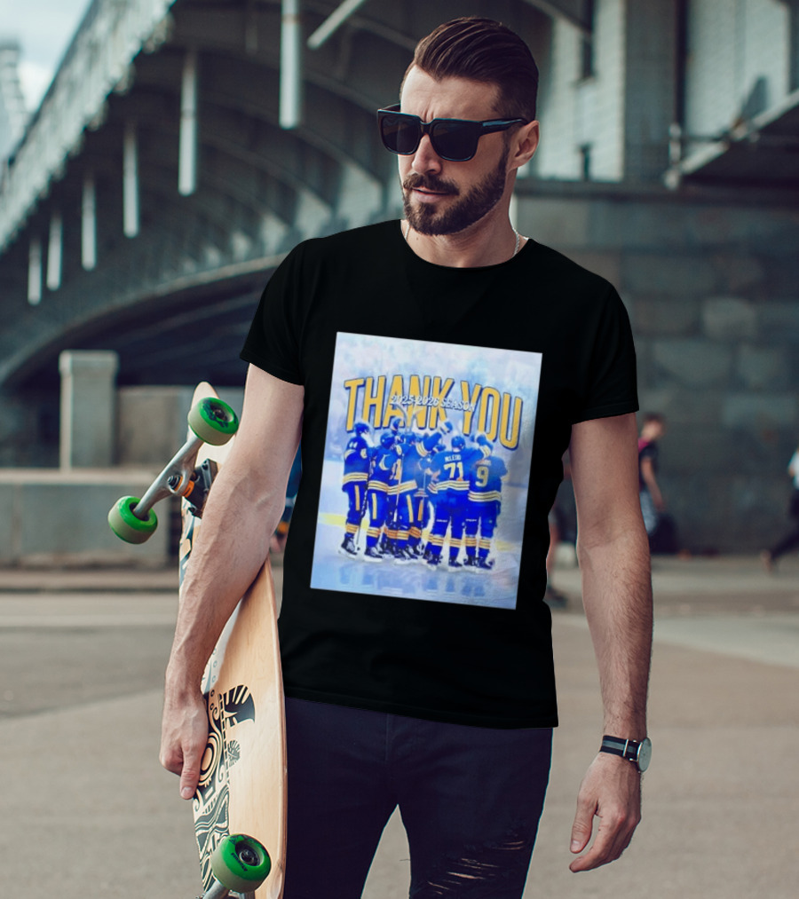 Buffalo Sabres Thank You 2025 2026 Season Players T-Shirt