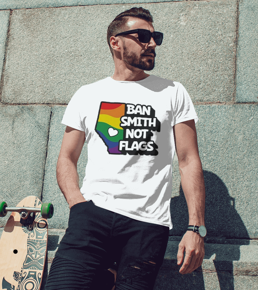 Ban Smith Not Flags Pride Rainbow Alberta Love T-Shirt