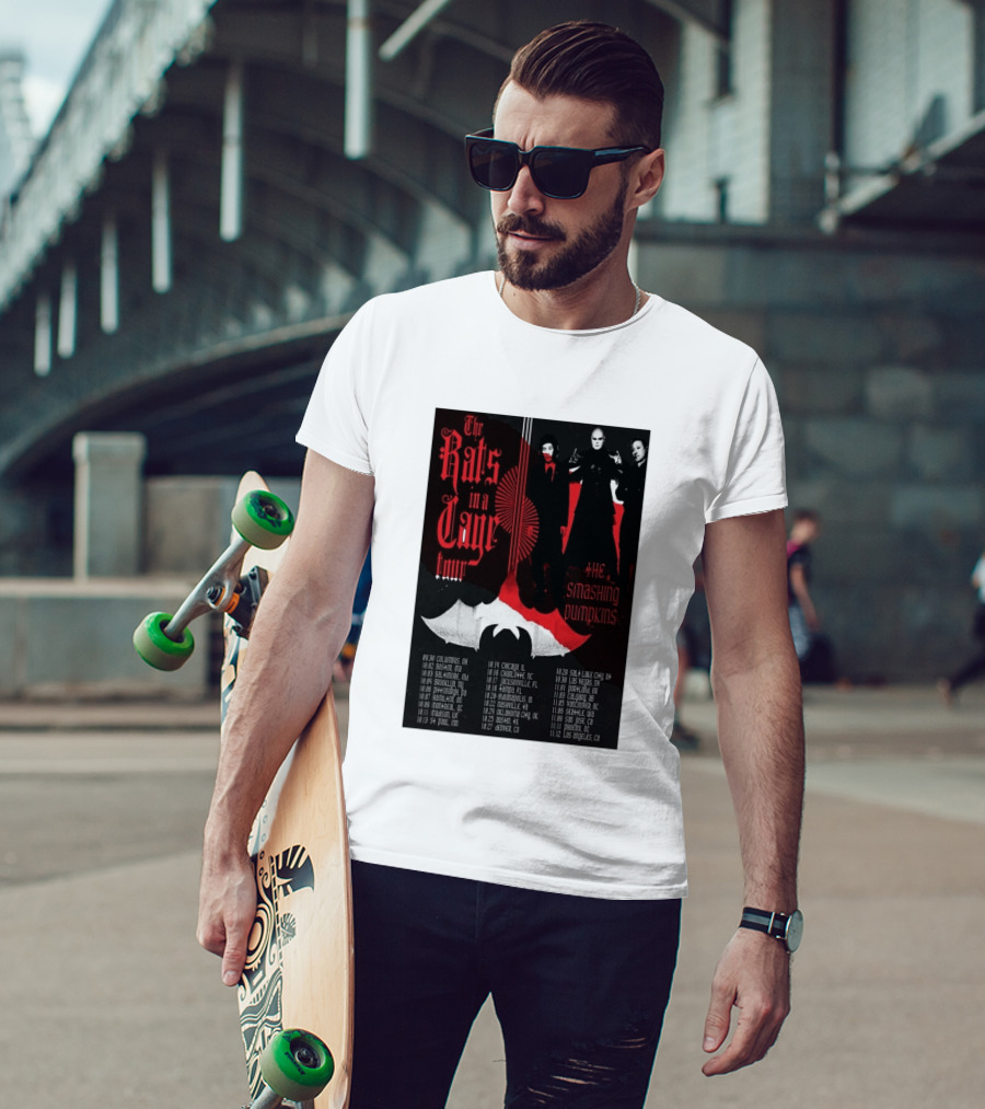 The Smashing Pumpkins Rats In A Cage Tour 2026 T-Shirt