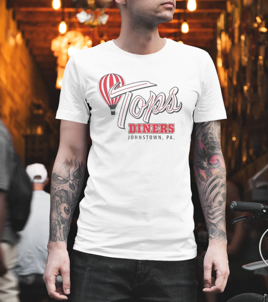 Tops Diners Hot Air Balloon Johnstown PA T-Shirt
