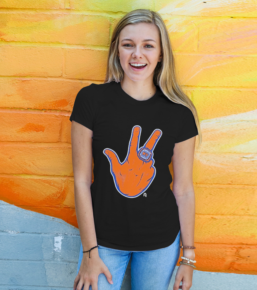 World Champion NY Ring Finger Gesture T-Shirt