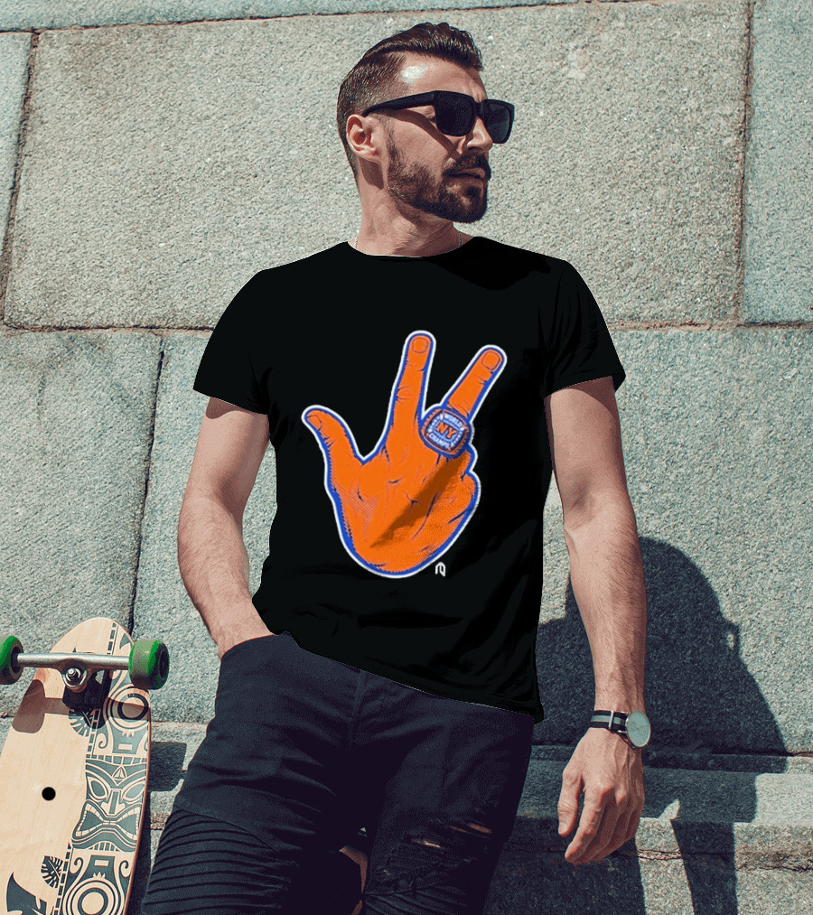 World Champion NY Ring Finger Gesture T-Shirt