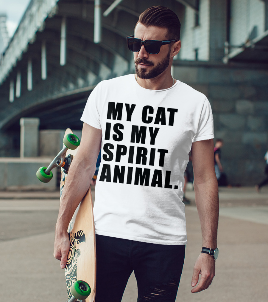 My Cat Is My Spirit Animal T-Shirt