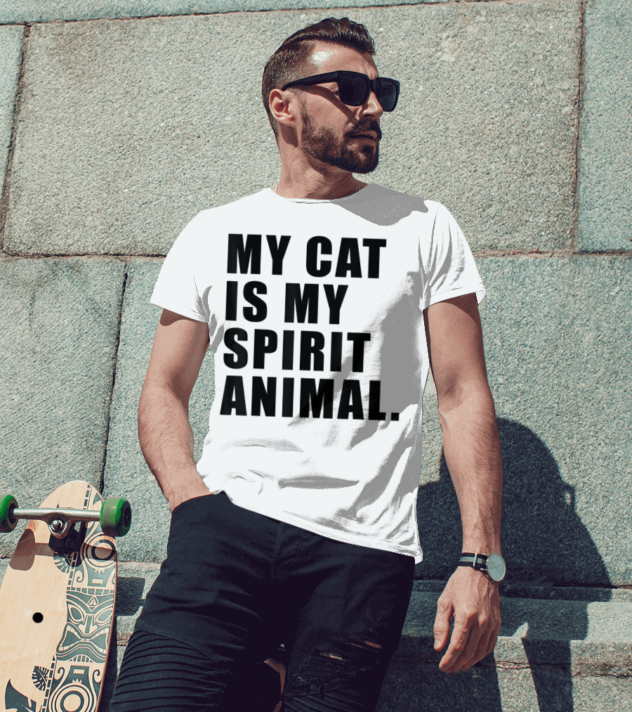 My Cat Is My Spirit Animal T-Shirt