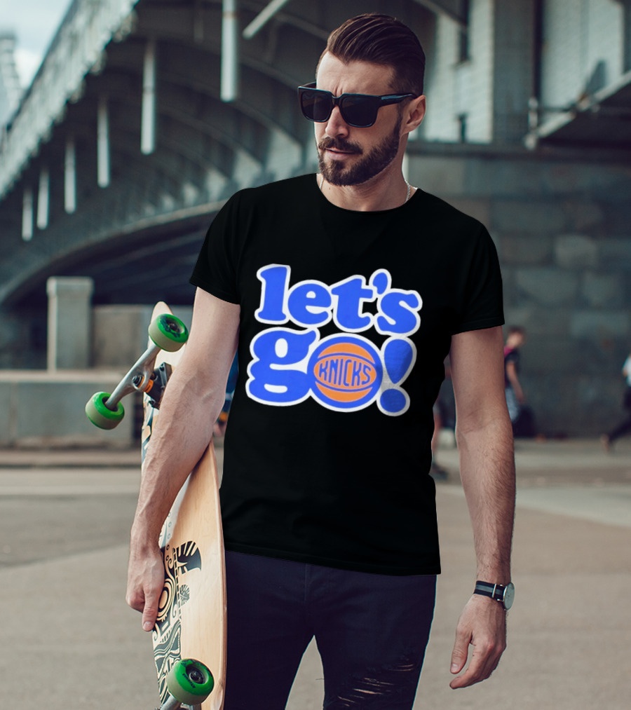 New York Knicks Let's Go NBA 2026 Celebration T-Shirt