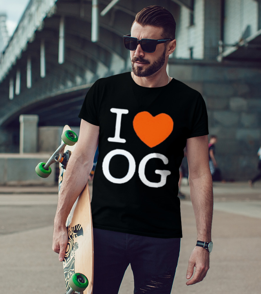I Love OG Anunoby Orange Heart Knicks T-Shirt