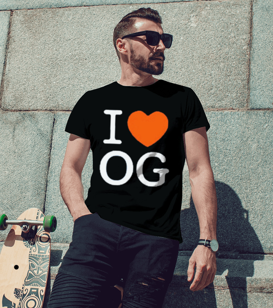 I Love OG Anunoby Orange Heart Knicks T-Shirt