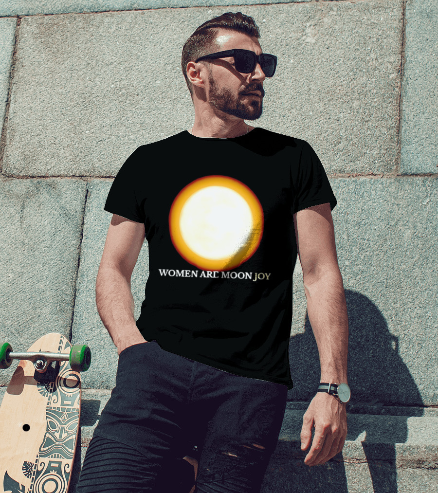 Women Are Moon Joy Full Moon Glow T-Shirt