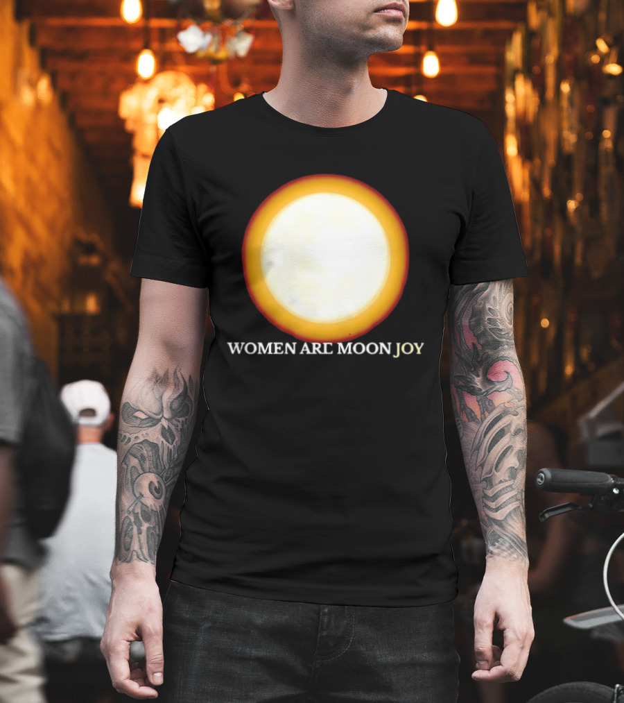 Women Are Moon Joy Full Moon Glow T-Shirt
