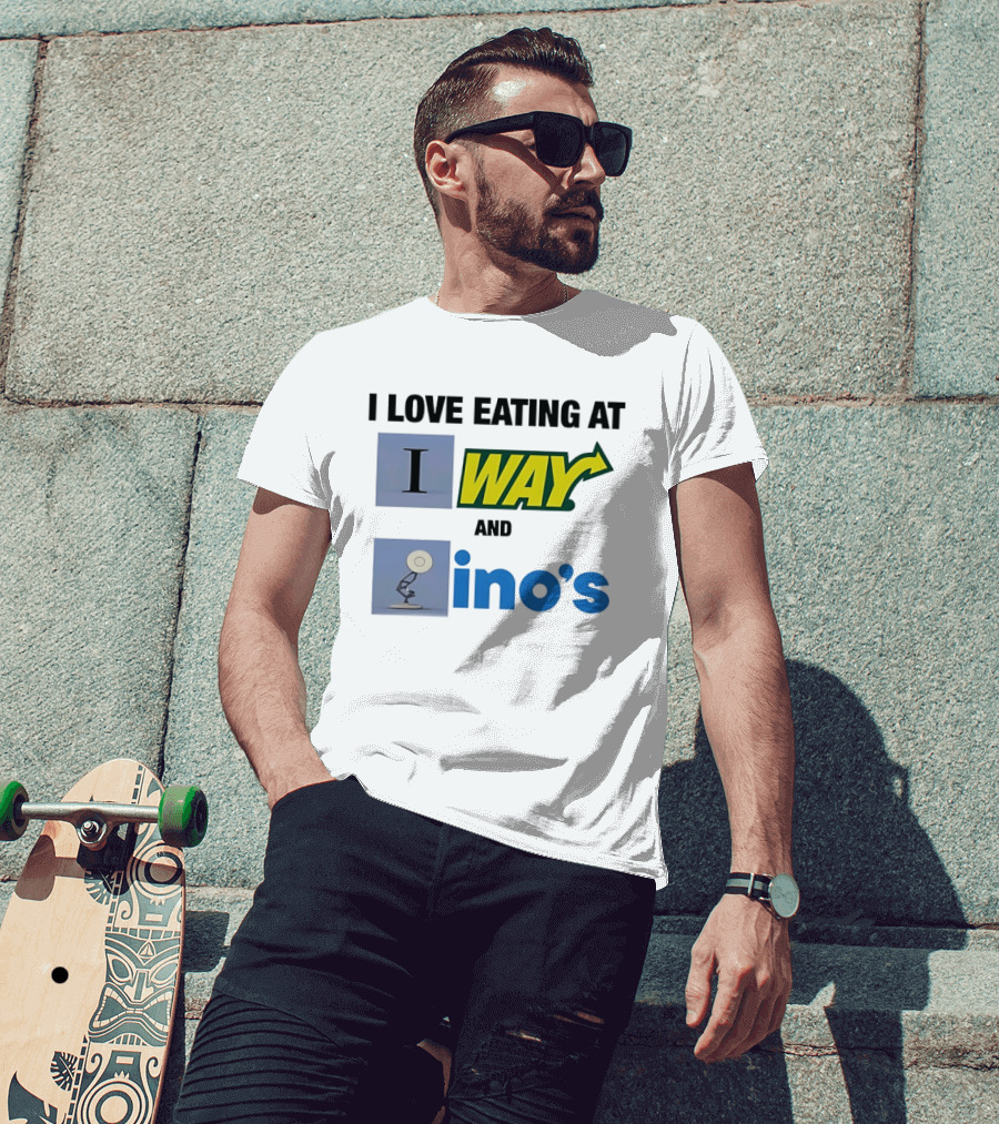 I Love Eating At IWAY And Ino's Lamp T-Shirt