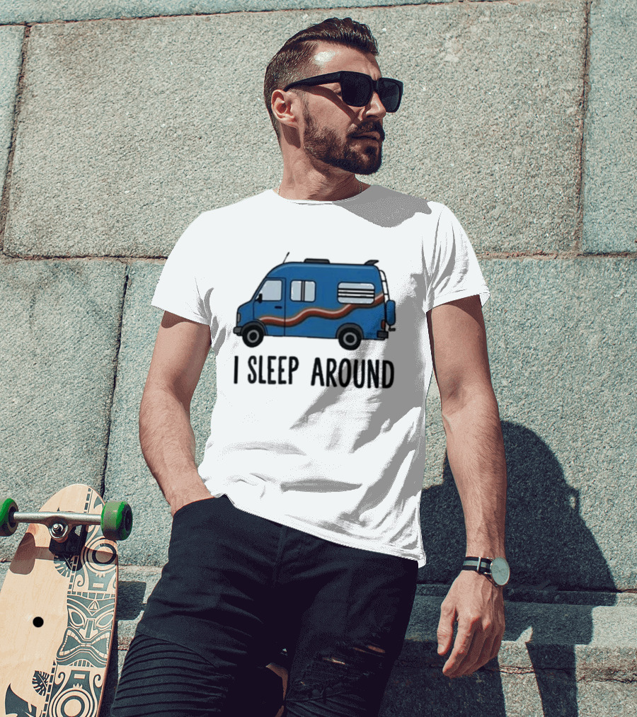 Passenger Van I Sleep Around Tyler Genocchio T-Shirt