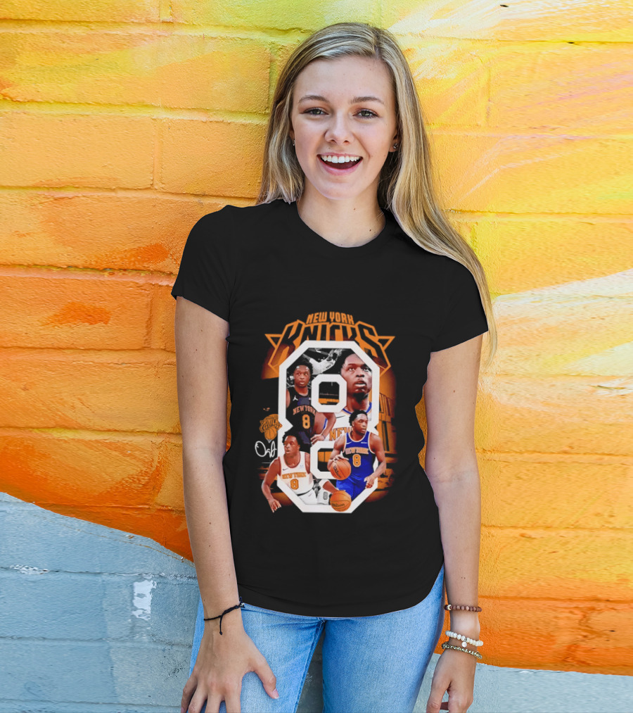 New York Knicks OG Anunoby 8 Basketball Jersey T-Shirt