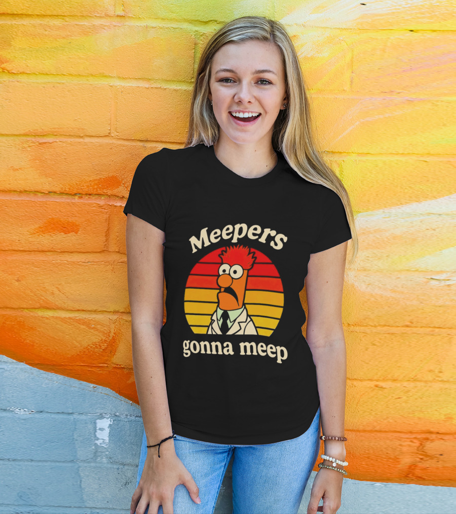 Meepers Gonna Meep Retro Vintage Style With Cartoon T-Shirt