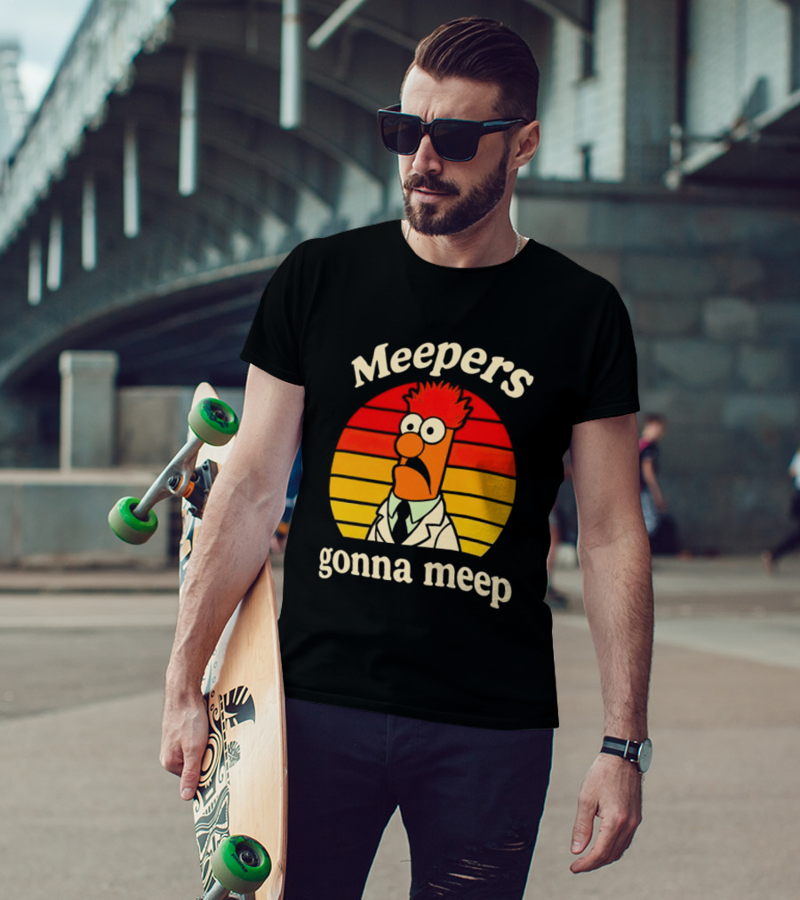 Meepers Gonna Meep Retro Vintage Style With Cartoon T-Shirt