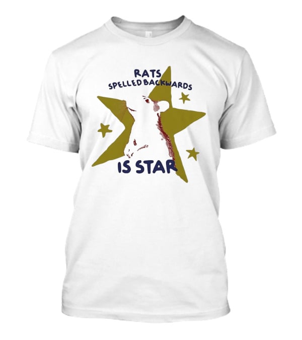 Rats Spelled Backwards Is Star Rodent Star Wordplay Pun Nature T-Shirt