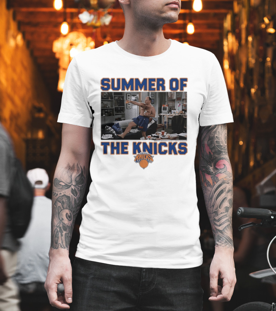 Summer Of The Knicks George Costanza Seinfeld New York Knicks Basketball T-Shirt